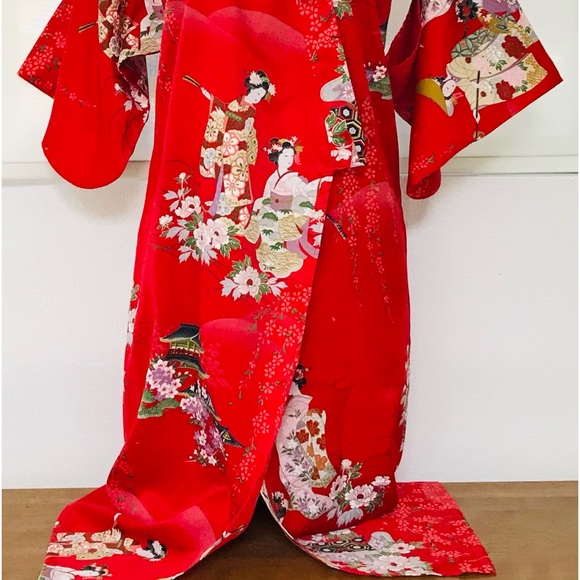 Japanese Print KIMONO - Wearable Art! - Picture 9 of 16